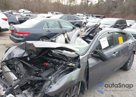 2021 Honda Civic Ex z USA, uszkodzony, nr VIN 19XFC1F37ME004701